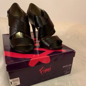 Fioni Strappy Heels Black